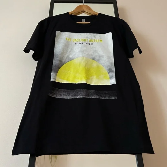 The Gaslight Anthem 🎸 tour band concert tee shirt Y2K vintage rock Next Level - Picture 3 of 9